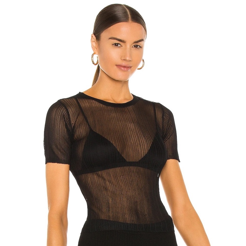 Aya Muse Callie Tee in Black